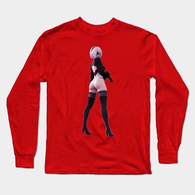 2B Bodysuit Long Sleeve T-Shirt by PowerSmash